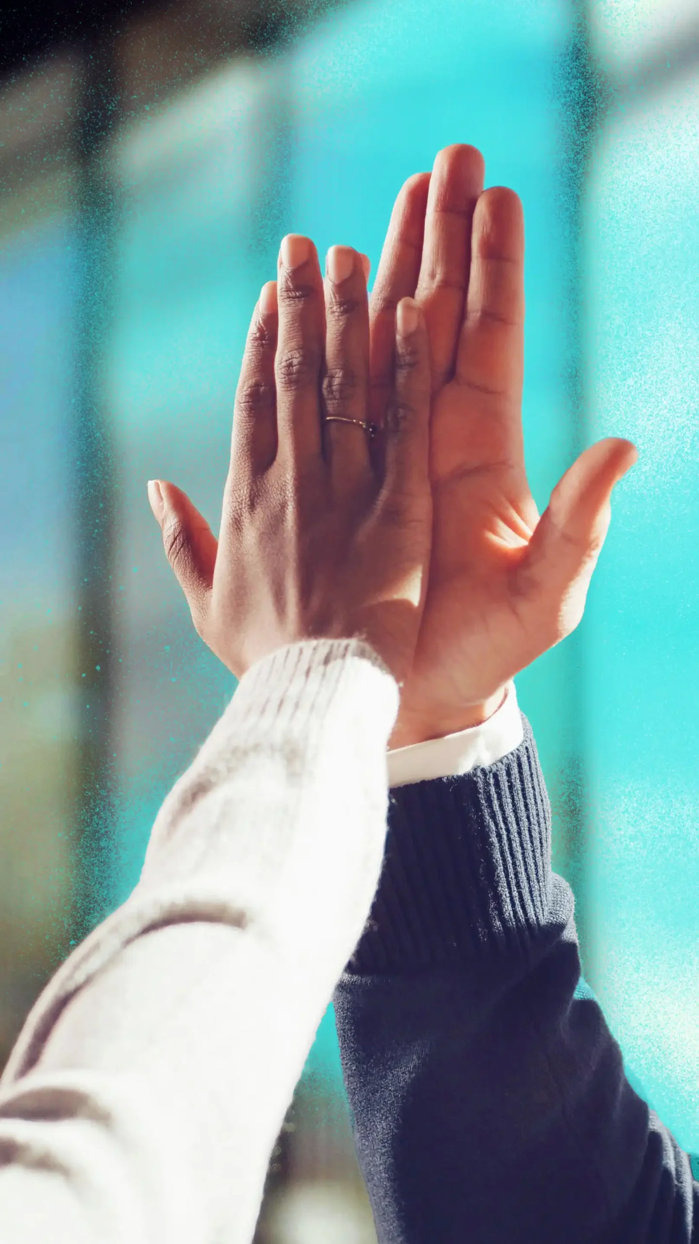 High-five image published by Alloy